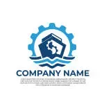 Shipyard company icon